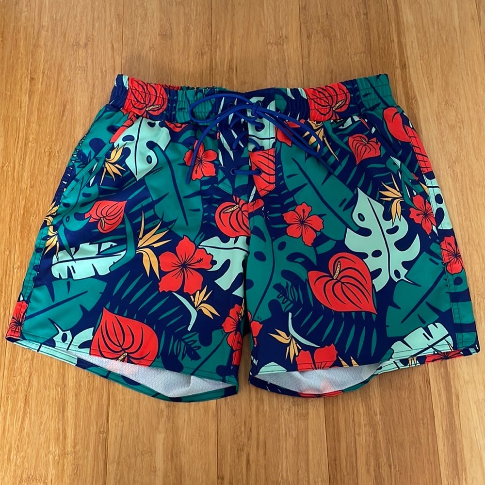 TomboyX Swim Board Shorts 7” Island Shade
